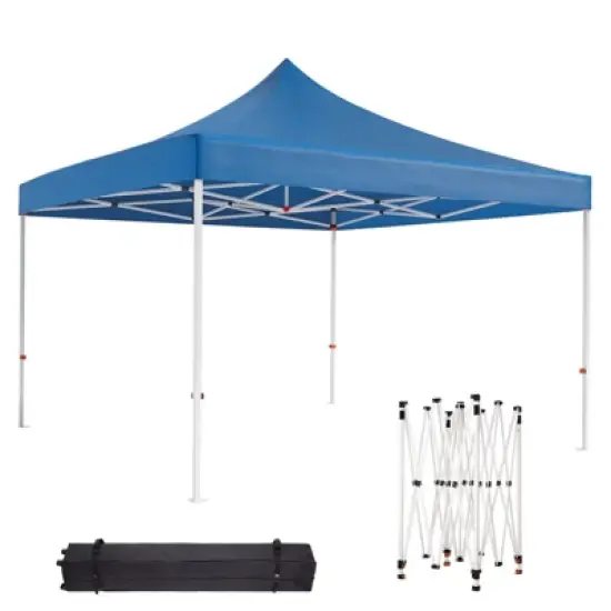 10x10 Pop Up Canopy,Heavy Duty Canopy, Easy Up Gazebos with Wheel Bags,UV Resistant Waterproof,for Outdoor Events, Patio, Backyard, Party, Camping image {8}