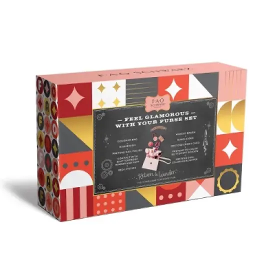 FAO Schwarz Glamour Purse Set Pretend Play Makeup Kit image {6}