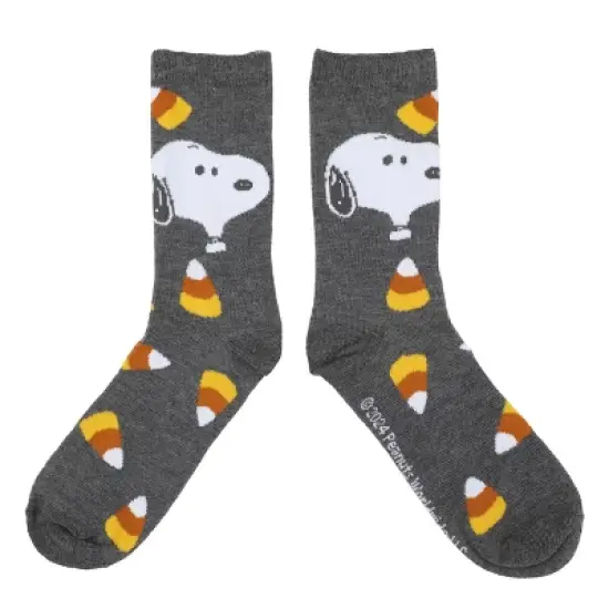 Peanuts Snoopy & Woodstock Halloween Women's 5-Pair Casual Crew Socks image {5}
