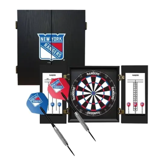 NHL NY Rangers Fan's Choice Dartboard Set image {9}