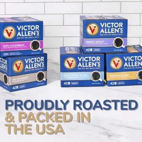 Victor Allen's Coffee French Vanilla Single Serve Coffee Pods, 42 Ct image {9}