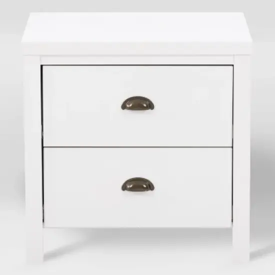 Boston Nightstand White - CorLiving image {2}