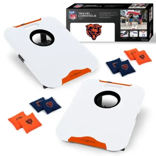 NFL Chicago Bears All-Weather Travel Cornhole Set image {6}