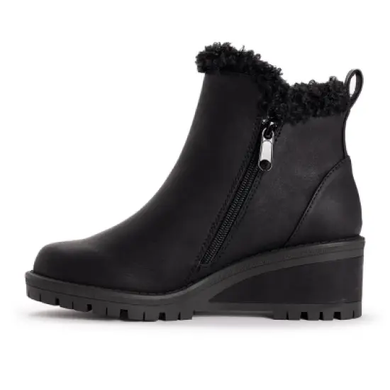 MUK LUKS  Women's Norway Halden Wedge Booties image {6}