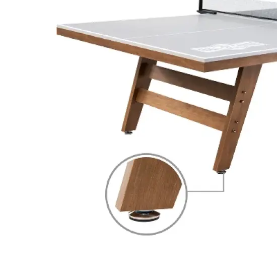 Hall of Games Official Size Wood Table Tennis Table - Gray image {4}