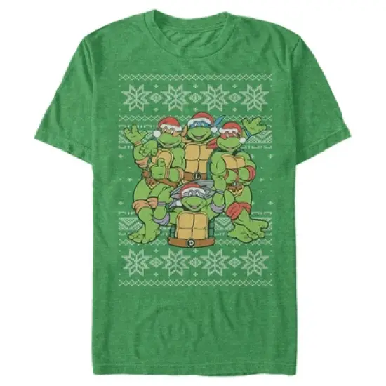 Men's Teenage Mutant Ninja Turtles Ugly Christmas Sweater T-Shirt image {3}