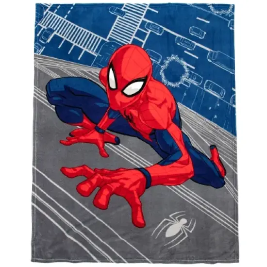 46"x60" Marvel Spider-Man Kids' Throw Blanket image {5}