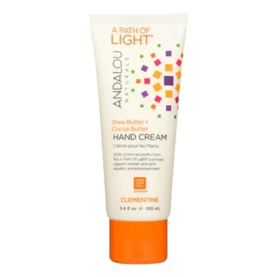 Andalou Naturals Clementine Shea Butter and Cocoa Butter Hand Cream - 3.4 fz image {5}