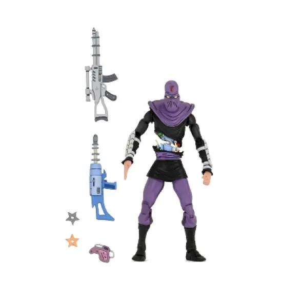 NECA Teenage Mutant Ninja Turtles Cartoon Series 3 Casey Jones & Foot Soldier 7" Scale Action Figure image {2}