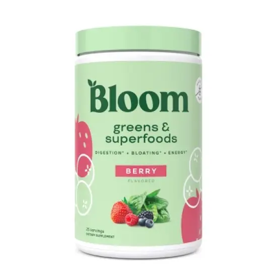 BLOOM NUTRITION Greens and Superfoods Powder - Berry image {7}