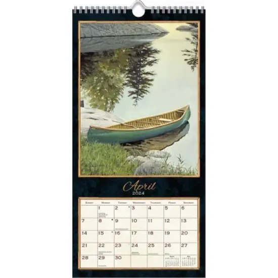 Lang 2024 Vertical Wall Calendar 24"x12" Treasured Times image {1}