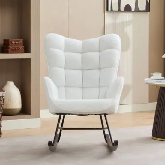 Hyleory 2-Pack Outdoor Teslin Fabric Footstools with Iron Frame - Waterproof Stackable Ottoman Set for Patio Garden and Poolside image {12}