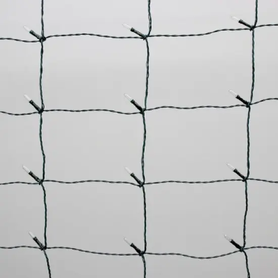 100ct LED Philips ChromaBright App Controlled Indoor/Outdoor Net Lights Multi-Colored with Green Wire image {2}