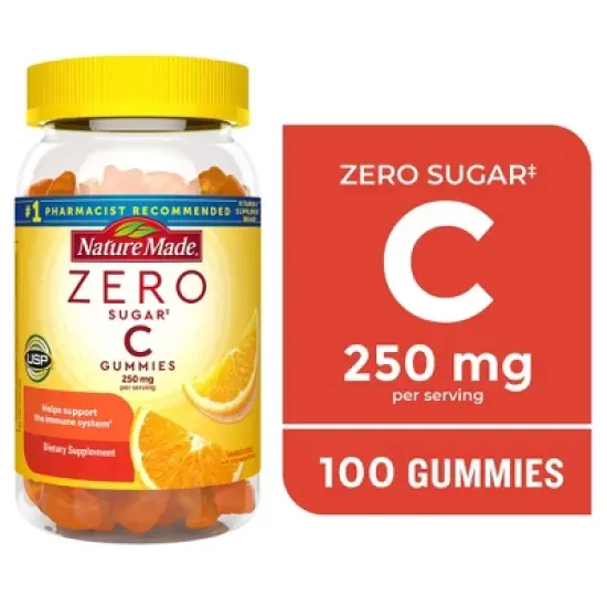 Nature Made Zero Sugar Vitamin C Sugar Free Gummies - 100ct image {9}