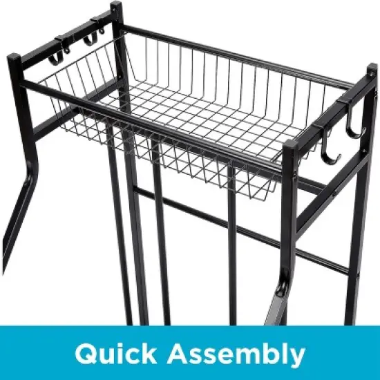 BIRDROCK HOME 2 Bike Stand Rack with Storage image {5}