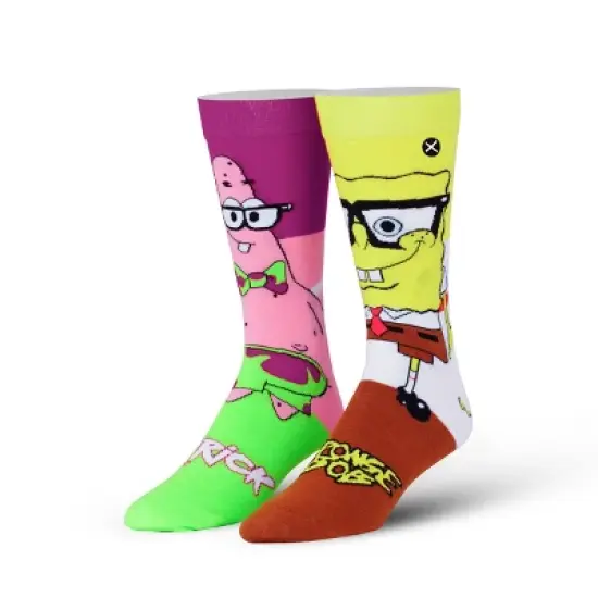 Odd Sox, Nickelodeon SpongeBob SquarePants Cartoon Socks, Men's & Women, Assorted image {7}