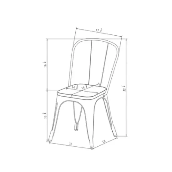 Carlisle High Back Dining Chair - Threshold image {5}