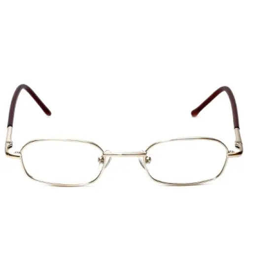 Calabria Flex Plus Kids X-Small Designer Reading Glasses Model 98 in Gold 43 mm image {6}