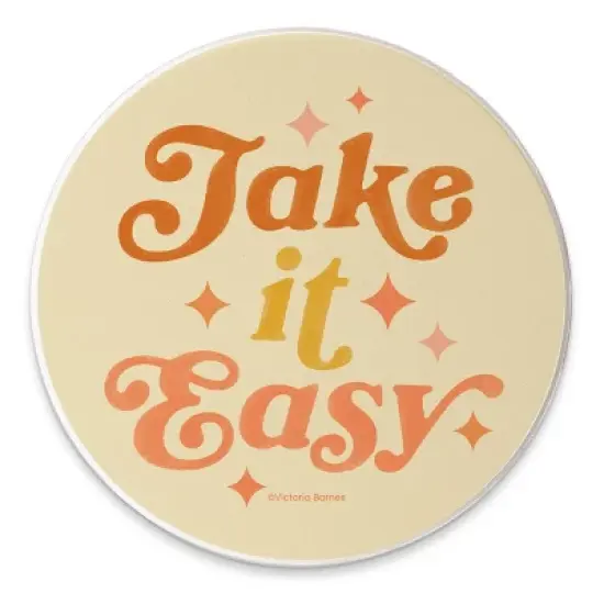 Thirstystone Take it Easy Round Coaster image {3}