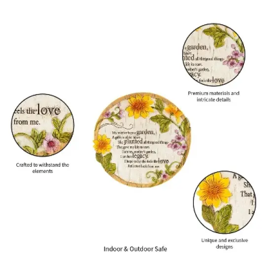 Evergreen Mother Memorial Wishgivers Garden Stone image {4}