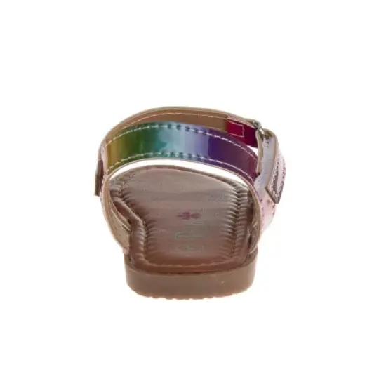 Petalia Girls Open Toe Toddler Hook and Loop Sandal image {3}