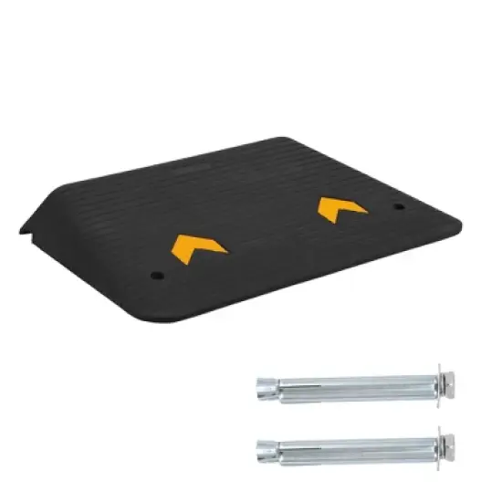 3.5" Rise Wheelchair Ramp, Heavy Duty 33,000LB Capacity Anti-Slip Rubber Threshold Ramp for Doorways, Steps & Stairs, Weatherproof & Lightweight image {8}