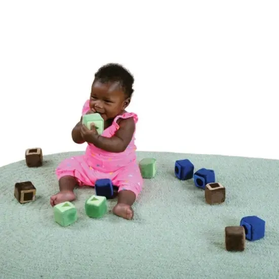 Kaplan Early Learning Soft Shape Blocks - 12 Pieces - 2" x 2" image {1}