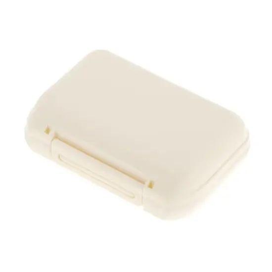 Unique Bargains 7 Grids Double Layers Pill Box 1 Pc image {6}