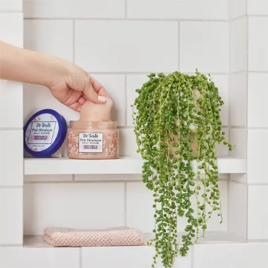 Dr Teal's Restore & Replenish Orange Scented Pink Himalayan Sea Salt Scrub - 16oz image {3}