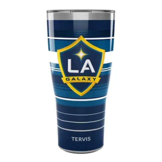 MLS LA Galaxy 30oz Hype Stripe Stainless Steel Tumbler image {2}