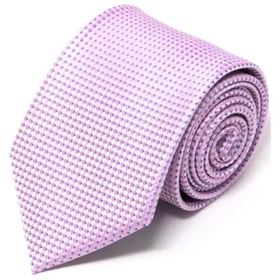Men's Diamond Pattern Micro Fiber Poly Woven Regular Neck Tie image {6}