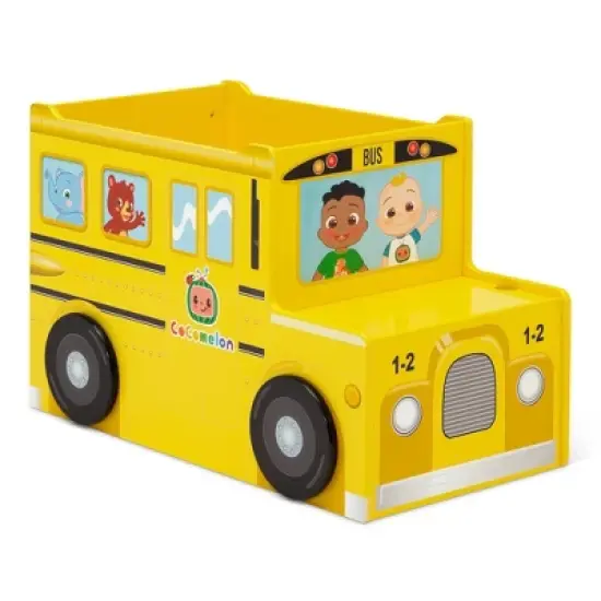 Delta Children Cocomelon School Bus Toy Box - Greenguard Gold Certified image {8}