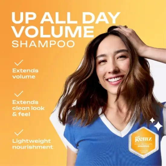 gemz Volumizing Shampoo, Up All Day, Color Safe - 5ct/0.3oz image {1}