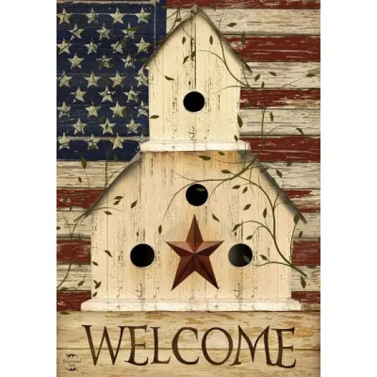 Briarwood Lane Everyday Garden Flag 12x18 For Outdoor Americana Welcome Patriotic Garden Flag Flags For Outside image {4}