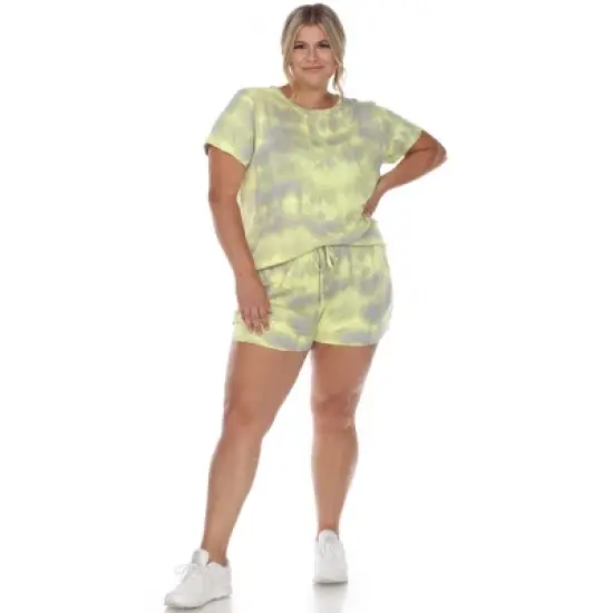 Plus Size 2 Piece Top & Shorts Lounge Set image {8}
