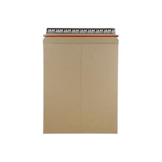 JAM Paper Stay-Flat Photo Mailer Envelopes 11x13.5 Kraft Self-Adh Closure 8866644 image {3}