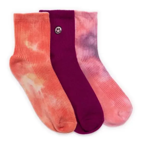 MUK LUKS Women's 3 Pack Crew Sock image {1}