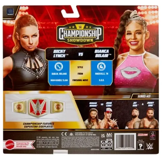 WWE Showdown 2-Packs 11 Becky Lynch & Bianca Belair Action Figure image {1}
