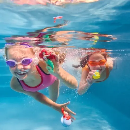 Swimways Disney Princess Ariel Dive Characters: PVC Pool Water Toy Set image {4}