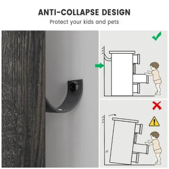 Fluted Buffet Sideboard, Adjustable Shelf Storage, Coffee Bar Cabinet for Kitchen/Living Room/Hallway, White/Oak/Dark Oak image {7}