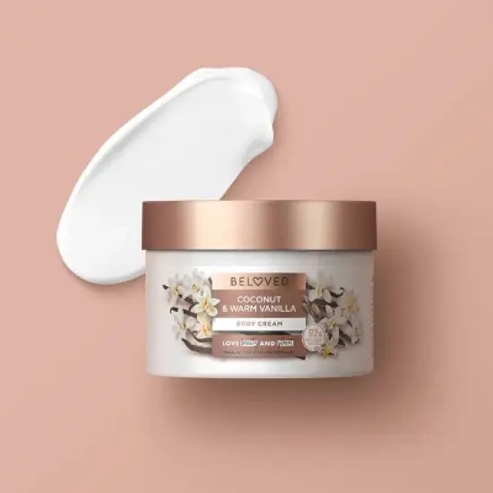 Beloved Coconut & Warm Vanilla Body Cream 10oz image {3}