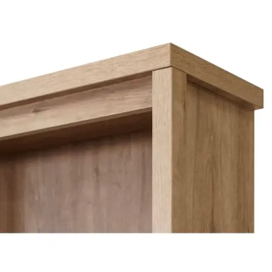 78" Abbott Contemporary Open Wood Laminate Bookcase Light Brown - Martin Furniture image {4}