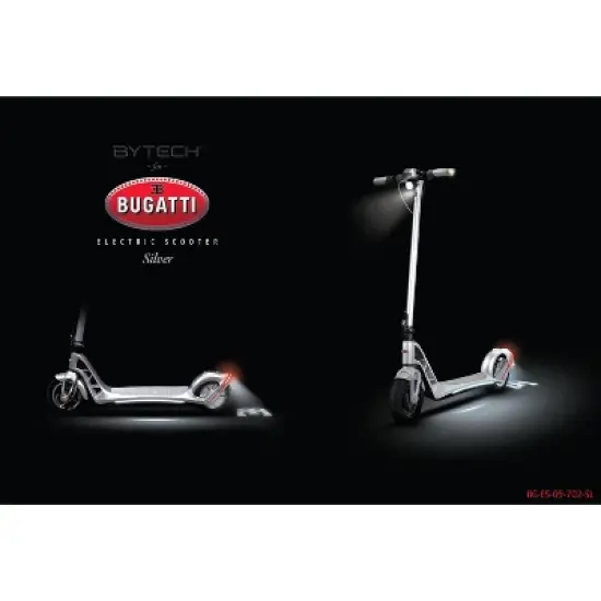 Bugatti 9.0 Electric Scooter &ndash; 600W Motor, Foldable Frame, 18.6 MPH Max Speed, LED Display, LED Turn Signals, Lightweight Commuter Scooter image {17}