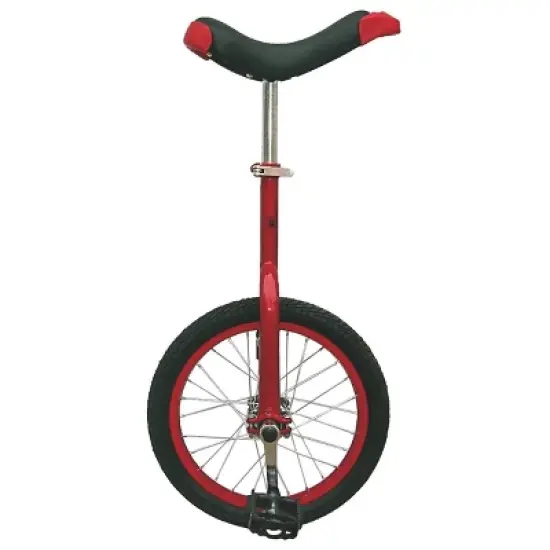 Fun Unicycle 16 inch Unicycle with Aluminum Rim Red image {1}