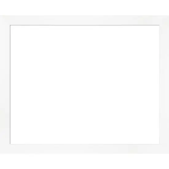 Amanti Art Cabinet White Narrow Framed Dry Erase Magnetic Board image {14}