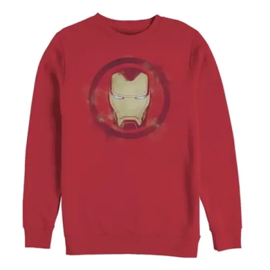 Men's Marvel Avengers: Endgame Smudged Iron Man Sweatshirt image {3}