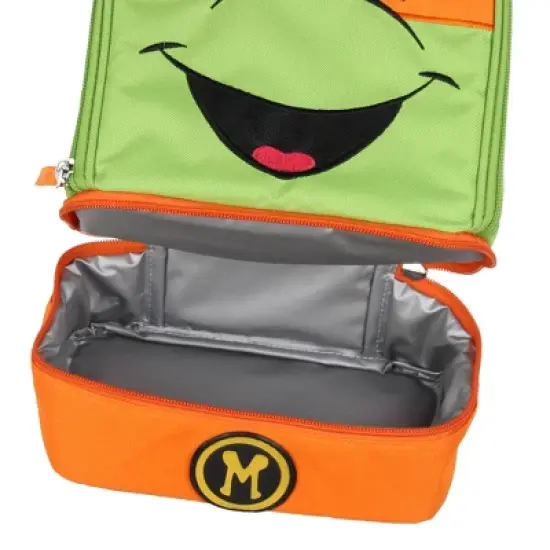 Teenage Mutant Ninja Turtles TMNT All Turtles Dual Compartment Lunch Box Green image {4}