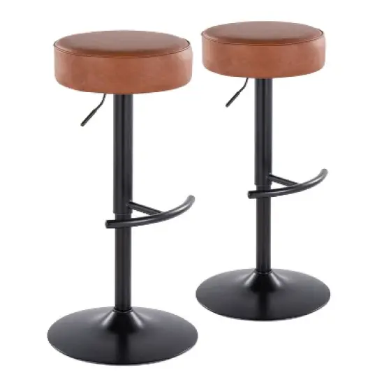 Set of 2 Dot Adjustable Barstools - LumiSource image {10}