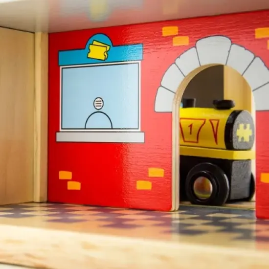 Bigjigs Rail Railway Station Wooden Railway Train Set Accessory image {6}