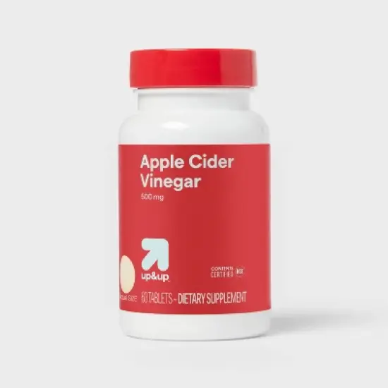 Apple Cider Vinegar Supplement Tablets - 60ct - up&up&trade; image {3}